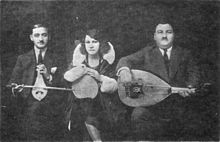 "Foto eines Smyrna Stil Trios (ca. 1930)