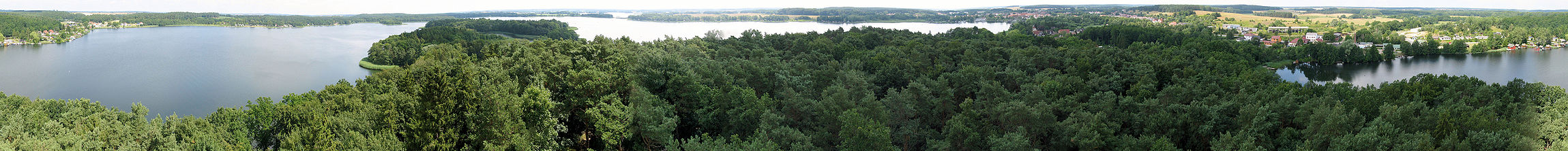 Panoramablick vom Aussichtsturm auf dem Jörnberg