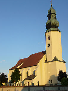 Die Pfarrkirche von Wolfsbach