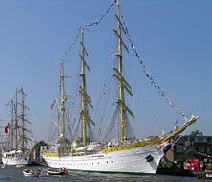 Die Mircea 2005 auf der Sail Amsterdam