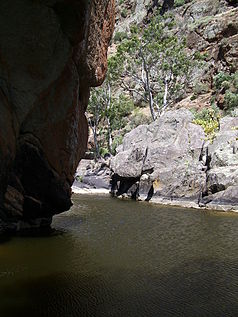 Onkaparinga - Verlauf im Nationalpark
