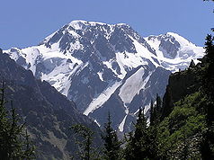 Der Pik Talgar ist der höchste Berg des Reservates