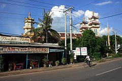 Straße in Trảng Bàng