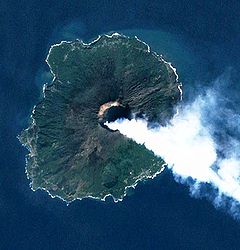 Satellitenbild von Miyake-jima