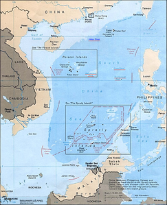 Lage im Südchinesischen Meer