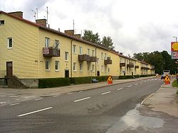 Durchfahrt Grängesberg in der Gemeinde Ludvika