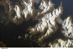 NASA-Bild von Sedanka Island