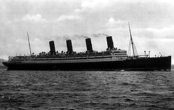 Die "Aquitania" im Jahr 1914