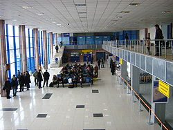 Innenbereich des Flughafens
