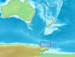 Karte von Balleny-Inseln