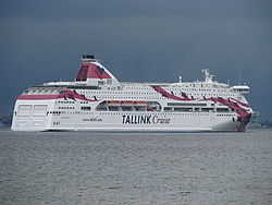 Die Baltic Princess vor Tallinn