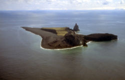 Luftaufnahme von Bogoslof Island