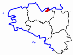 Lage des Kantons Matignon