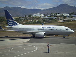 Eine ehemalige Boeing 737-300 der Copa Airlines