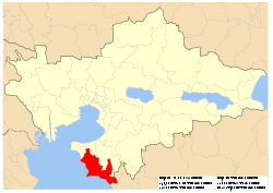 Bild:Dimos Epanomis - Thessaloniki Prefecture, Greece - political map - municipality level.svg