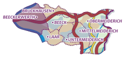 Karte von Beeckerwerth