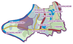 Karte von Hüttenheim