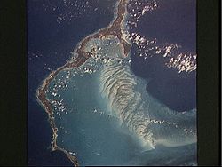 Satellitenbild von Eleuthera