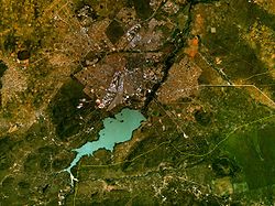 Satellitenfoto von Gaborone