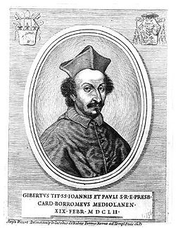 Giovanni Giacomo De Rossi, Il card. Giberto Borromeo.jpg