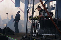 Live auf dem Blackfield Festival 2010