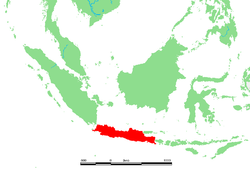 Karte von Java