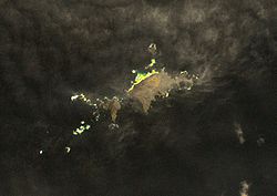 Satellitenbild der Îlots des Apôtres