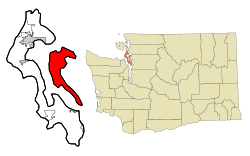 Camano Island im Bundesstaat Washington