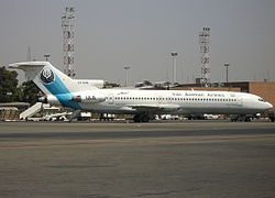 Eine Boeing 727-200 der Iran Asseman Airlines