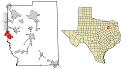 Kaufman County Texas Incorporated Areas Combine highlighted.svg
