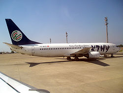 Eine Boeing 737-800 der CTA