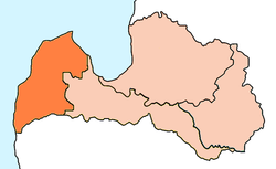 Karte Bistum Liepāja