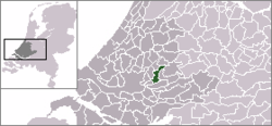 Lage von Ouderkerk in den Niederlanden