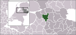 Lage von Zwolle in den Niederlanden