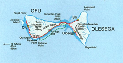 Karte von Ofu-Olosega