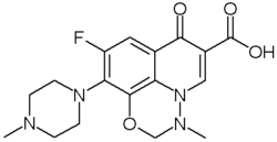 Struktur von Marbofloxacin