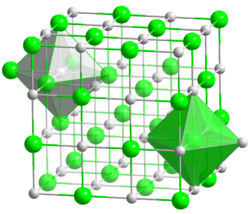 Kristallstruktur von Kaliumfluorid
