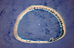 ISS-Bild von Nukuoro
