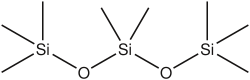Strukturformel von Octamethyltrisiloxan