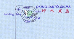 Karte von Oki-daitō