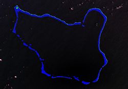 NASA-Satellitenbild von Oroluk