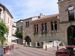 In der Altstadt von Penne-d’Agenais
