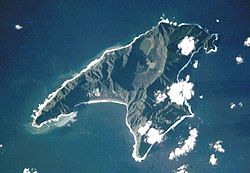 NASA-Aufnahme von Raoul Island