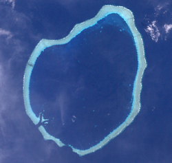 Landsat-Bild des Riffs