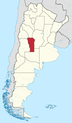 Lage der Provinz San Luis