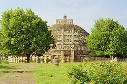 Der „Große Stupa“ von Sanchi