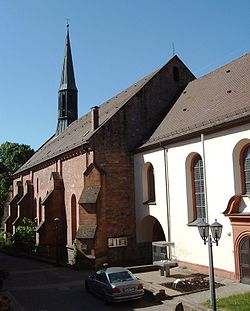 Das ehemalige Herrenrefektorium, heute als evangelische Stadtkirche genutzt