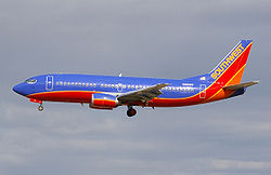 Boeing 737-300 der Southwest Airlines