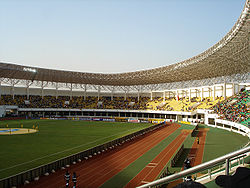 Das Tamale-Stadion während der Afrikameisterschaft 2008