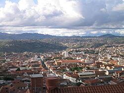 Blick auf die Stadt Sucre und die Region